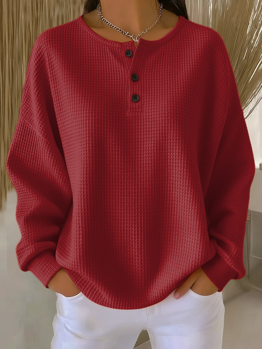 Anne | Hyggelig Waffelstrikket Henley