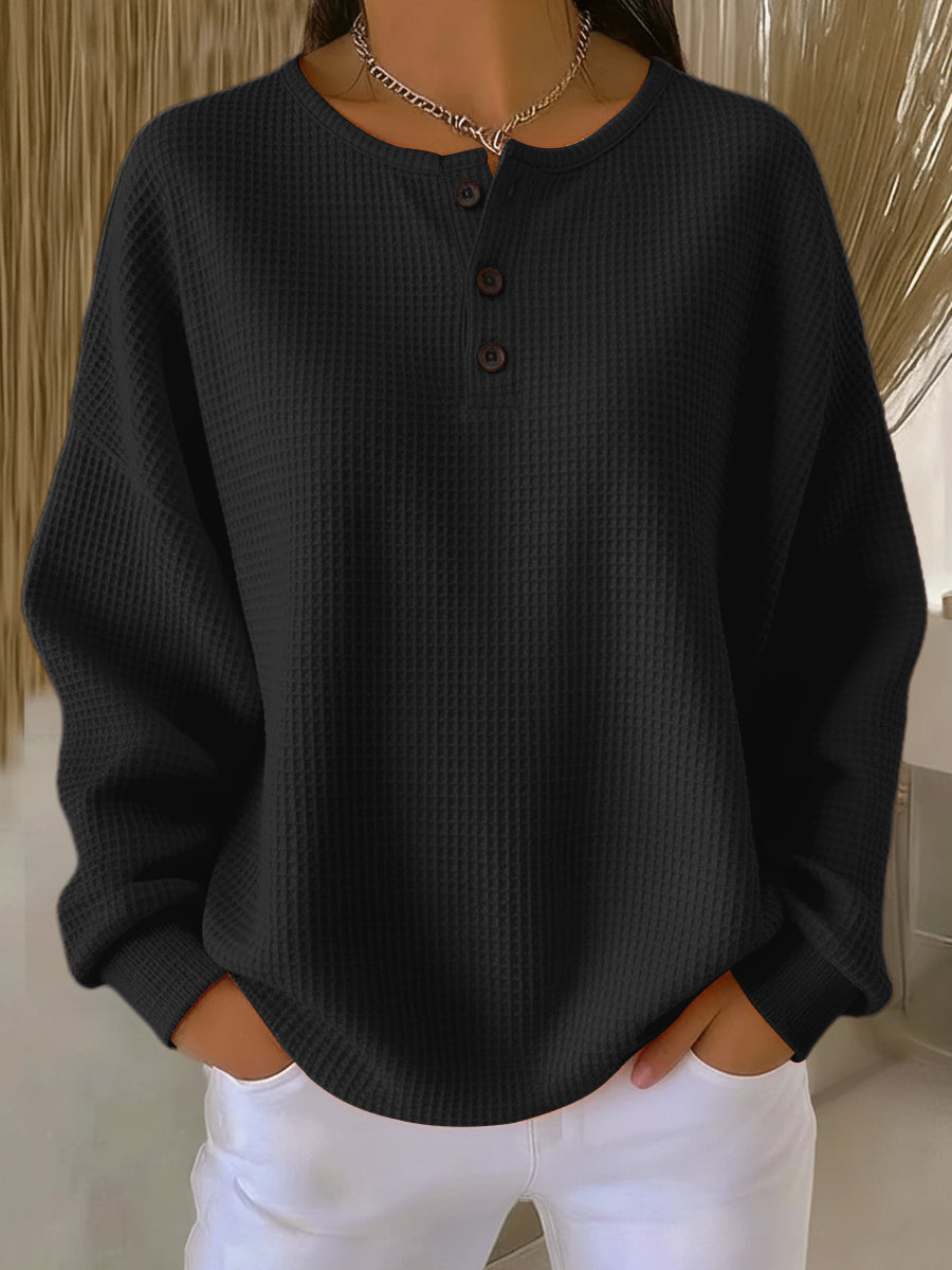 Anne | Hyggelig Waffelstrikket Henley