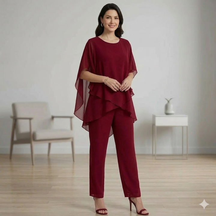 Maria | Elegant chiffonsæt