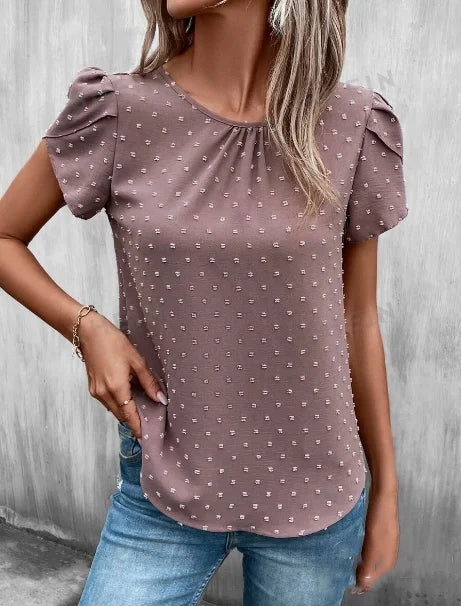 Eloisa | Elegant Bluse med Prikker