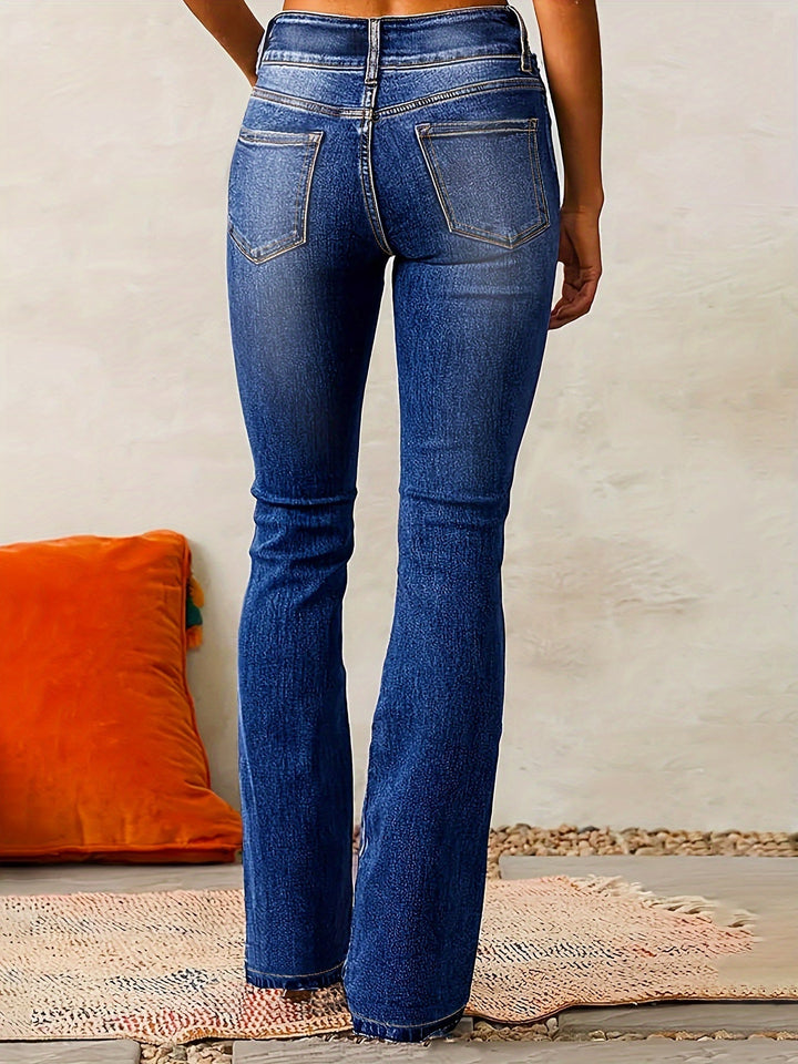 AYA™ – HØJTALJEDE FLAREJEANS