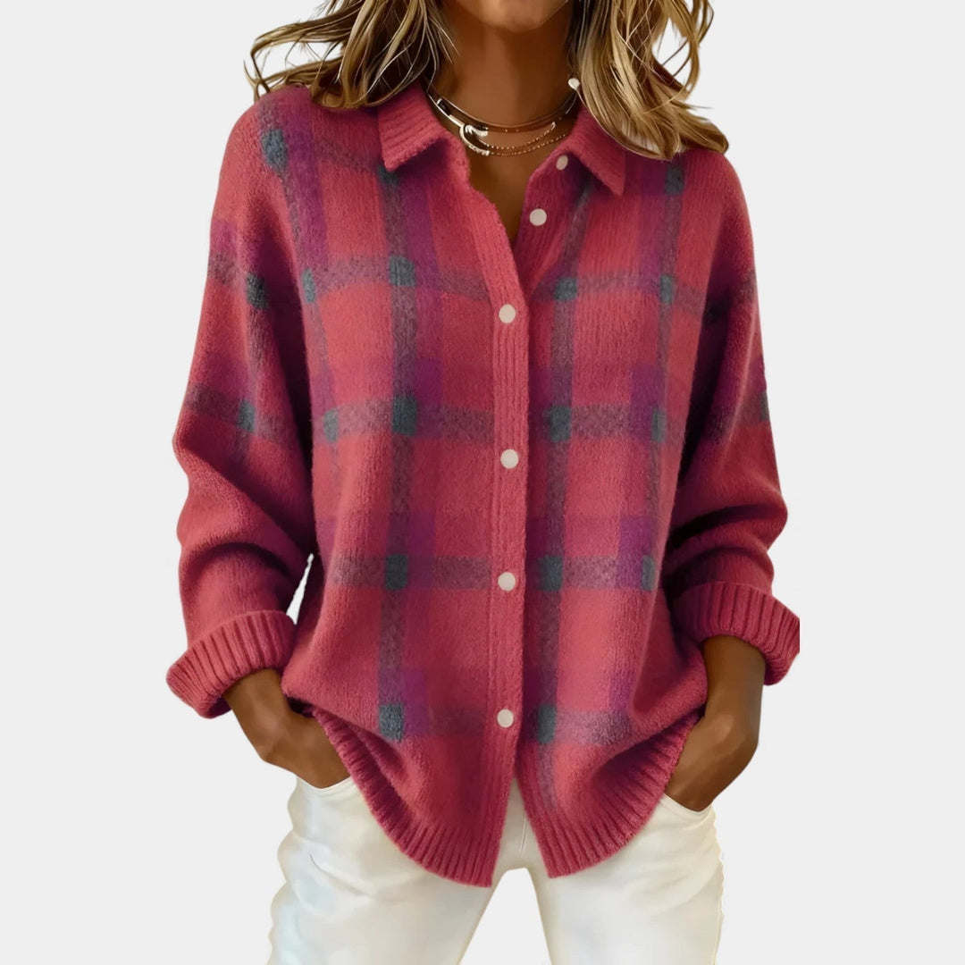 Emilie | Elegant lang vintercardigan