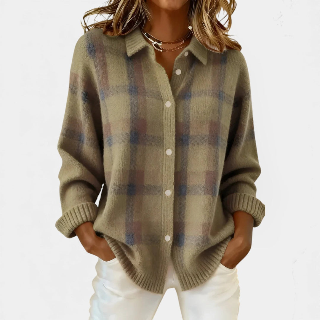 Emilie | Elegant lang vintercardigan