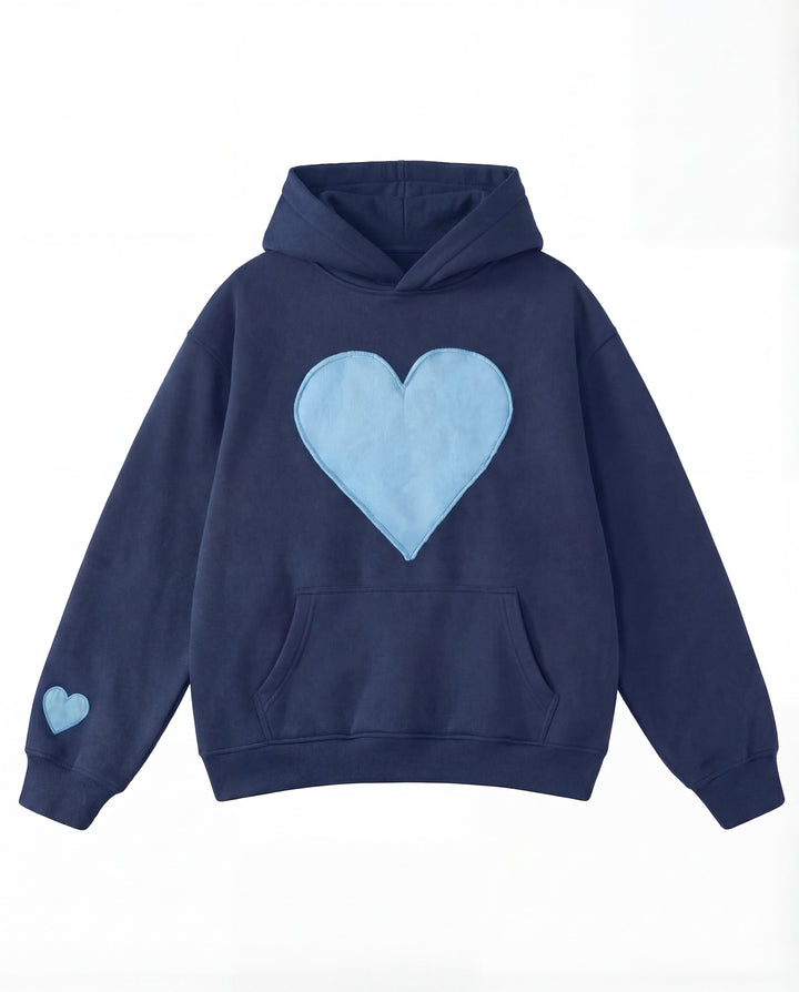 Elisa – Oversized Pullover med Hjertedesign